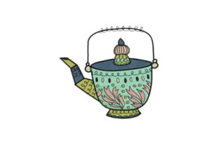 A Designer's Look at the Vintage Pot Embroidery Design