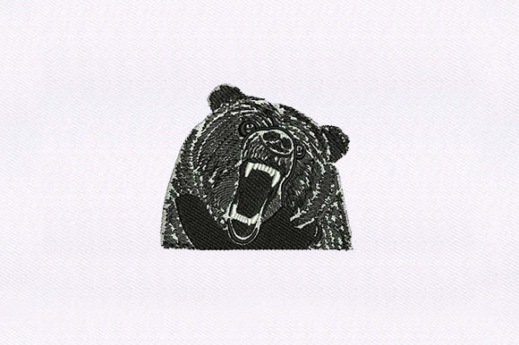 A Designer's Practical Review of the Black Bear Face Embroidery