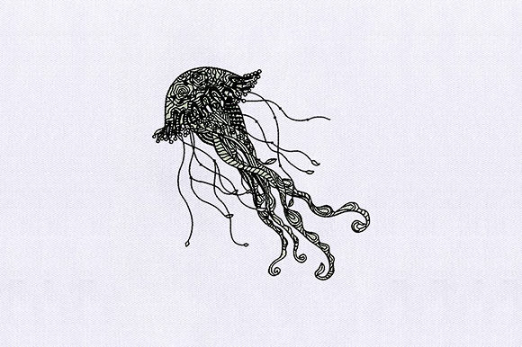 A Designer's Practical Review of the Mandala Jelly Fish Embroidery