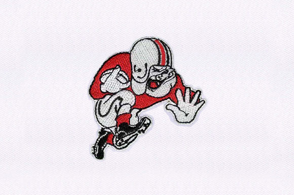 A Designer's Review: Bulldog Football Embroidery for Personalized Gifts