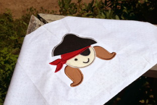 A Designer's Review: Pirate Girl Applique for Boutique Sweatshirts