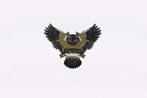 A Designer's Review: The Balinese Owl Embroidery for Business Merch