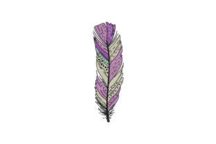 A Practical Look at Purple Feather: Your Next Seasonal Embroidery Star