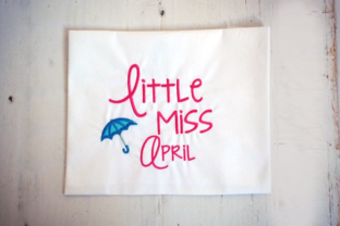 A Seller's Review of Little Miss April Umbrella Applique
