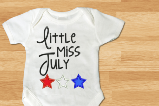 A Sweet & Professional Review of Little Miss July Stars Applique