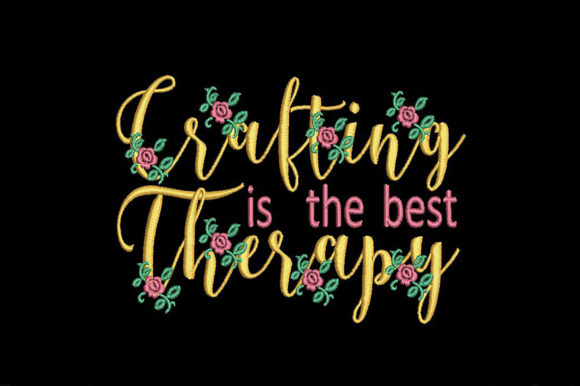 Crafter s Quote: A Text-Driven Embroidery Design for Boutique Apparel