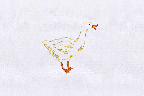 Golden Duck Embroidery Design: A Cozy Gift Designer's Review
