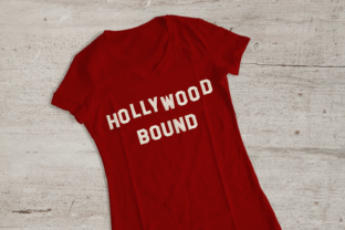 Hollywood Bound Embroidery Design for Business Merchandise