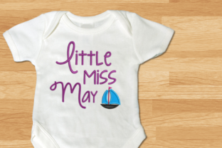 Little Miss May Sailboat Applique Embroidery Review